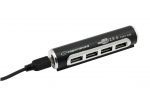 Esperanza Hub 4 Porty USB 2.0 Aluminium EA115