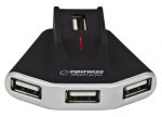 Esperanza Hub 4 Porty USB 2.0 EA125