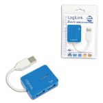 HUB USB LogiLink UA0136 4 porty USB, niebieski