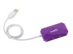 HUB USB NATEC 4-PORT LOCUST USB 2.0 PURPLE