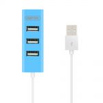 Hub Unitek 4x USB 2.0 mini niebieski Y-2140
