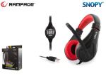 Słuchawki gamingowe Rampage SN-RU2 Black/Red USB Gaming