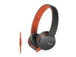 Słuchawki Sony nauszne MDR-ZX660AP + mikrofon (pomarańczowe)