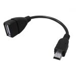 Kabel USB OTG 0.1m BASIC.LNK (USB miniB M -> USB AF)