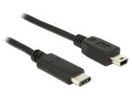 Kabel USB type-C(M) -> miniUSB-B(M) 2.0 1M Delock