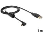 Kabel USB Delock micro AM-BM USB 2.0 1m kątowy 270\"