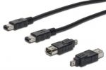 Kabel FireWire 6PIN 2,0m + adapter 4PIN, EDNET