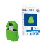 Adapter micro USB -> USB OTG AA0067 LogiLink zielony
