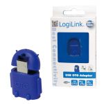 Adapter micro USB -> USB OTG AA0066 LogiLink niebieski