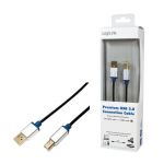 Kabel USB 2.0 LogiLink Premium BUAB230 A/B 3m