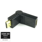 Qoltec przejściówka HDMI męska / HDMI żeńska (kąt./obrot.)