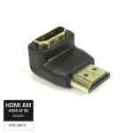 Qoltec Przejściówka HDMI męska/ HDMI żeńska (kątowa)