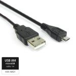 Kabel USB Qoltec 2.0 A męska / Micro USB męska, 1m