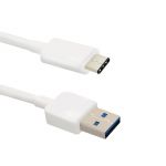 Kabel USB Qoltec 3.1 typ C męski ABS | USB 3.0 A męski ABS | 1.0m