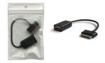 Adapter SAVIO CL-18 Samsung GALAXY TAB–USB, Złącza: Samsung