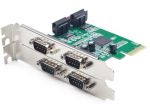KARTA PCI EXPRESS->COM 9PIN X4 GEMBIRD (COM, RS-232)