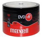 DVD-R MAXELL 4,7 GB 16x SZPINDEL 50