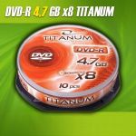 DVD-R TITANUM 8x 4,7GB (Cake 10)