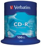 CD-R Verbatim 52x 700MB (Cake 100) EXTRA PROTECTION