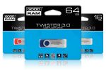 PENDRIVE GOODRAM Twister 8GB USB 3.0 BLACK
