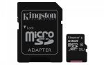 Karta pamięci KINGSTON microSDXC 64GB + adapter, Gen2 class 10 UHS-I