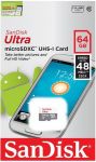 Karta pamięci microSDHC SanDisk ULTRA ANDROID 64 GB  48 MB/s Class 10 UHS-I
