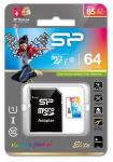 Karta pamięci MicroSDXC Silicon Power Colorful Elite UHS-1 64GB CL10 + adapter