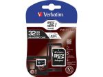 Karta pamięci microSDHC Verbatim 32 GB Class 10 + adapter
