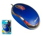 Mysz przewodowa optyczna MSONIC 3 przyciski 1200dpi MX264B niebieska