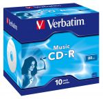 CDR VERBATIM AUDIO 80MIN (10-PAK BOX)