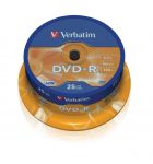 DVD-R VERBATIM 4,7GB X16 (25 CAKE)