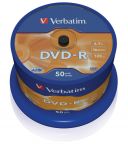 DVD-R VERBATIM 4,7GB X16 (50 CAKE)