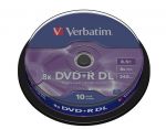 DVD+R VERBATIM 8,5GB DOUBLE LAYER (10 CAKE) 8x!!!
