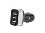 ŁADOWARKA ADAPTER NAPIĘCIA ZAPALNICZKA 12V/24V- 3XUSB 5V/7.2A  BLACK NATEC EXTREME MEDIA