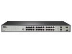 SWITCH RACK 19\" 24-PORT 100MB + 2 PORTY COMBO 1GB/SFP, ZARZĄDZANY SNMP, NETIS ST3326