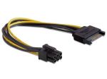 KABEL SATA ZASILAJĄCY(M)-PCI EXPRESS 6 PIN GEMBIRD