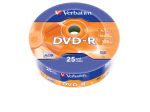 DVD-R VERBATIM 4.7GB X16 MATT SILVER WRAP (25 SPINDLE)