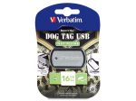 PENDRIVE VERBATIM 16GB DOG TAG 2.0