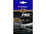 KARTA PAMIĘCI VERBATIM MICRO SDHC PRO+ 32GB CLASS 10 UHS-3 + ADAPTER SD