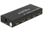 PRZEŁĄCZNIK SPLITTER HDMI 1 NADAJNIK->4 ODBIORNIKI ULTRA HD 4K DELOCK