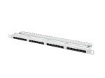 PATCH PANEL 24 PORT 0.5U KAT.5E SZARY LANBERG