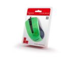 MYSZ GEMBIRD OPTYCZNA 1-SCROLL BLACK/GREEN (USB)(MUS-101-G)