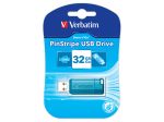 PENDRIVE VERBATIM 32GB PINSTRIPE USB 2.0 CARIBBEAN BLUE